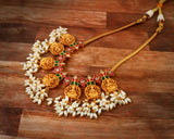 NK-215 - Jadau Kundan Necklace with Emerald