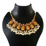 NK-215 - Jadau Kundan Necklace with Emerald