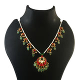 NK-217 - Jadau Kundan Necklace with Emerald