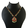 NK-220 - Jadau Kundan Necklace with Emerald