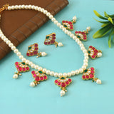 NK-224 - Jadau Kundan Necklace with Emerald