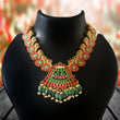 NK-225 - Jadau Kundan Necklace with Emerald
