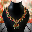 NK-226 - Jadau Kundan Necklace with Emerald