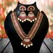 NK-228 - Jadau Kundan Necklace with Emerald