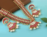 NK-228 - Jadau Kundan Necklace with Emerald