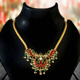 NK-234 - Jadau Kundan Necklace with Emerald