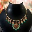 NK-235 - Jadau Kundan Necklace with Emerald
