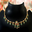 NK-237 - Jadau Kundan Necklace with Emerald