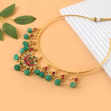 NK-241 - Jadau Kundan Necklace with Emerald