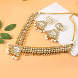 NK-246 - Jadau Kundan Necklace with Emerald