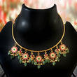 NK-250 - Jadau Kundan Necklace with Emerald