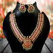 NK-251 - Jadau Kundan Necklace with Emerald
