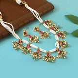 NK-260 - Jadau Kundan Necklace with Emerald