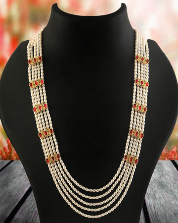 NK-310- Jadau Kundan Necklace with Emerald