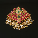 PN-103 - Jadau Kundan Pandent with Emerald