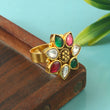 RG-105 - Jadau Kundan Ring with Emerald