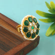 RG-110 - Jadau Kundan Ring with Emerald